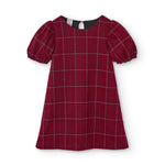 Vestido de niña a cuadros rojo Outlet