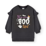 Vestido de niña en color antracita bootiful Charanga