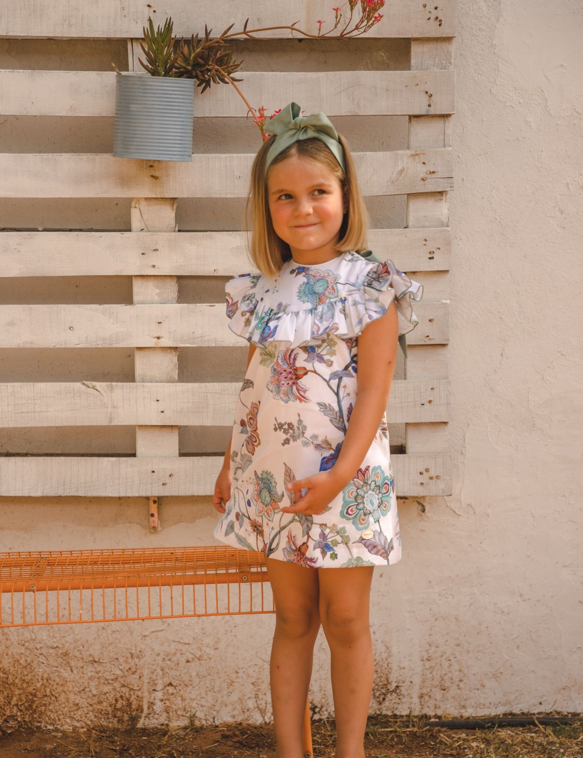 Vestido de niña multicolor Cocote & Charanga VERANO/Outlet
