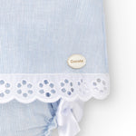 Vestido de recién nacido celeste Cocote & Charanga VERANO/Outlet