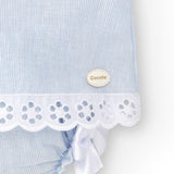 Vestido de recién nacido celeste Cocote & Charanga VERANO/Outlet