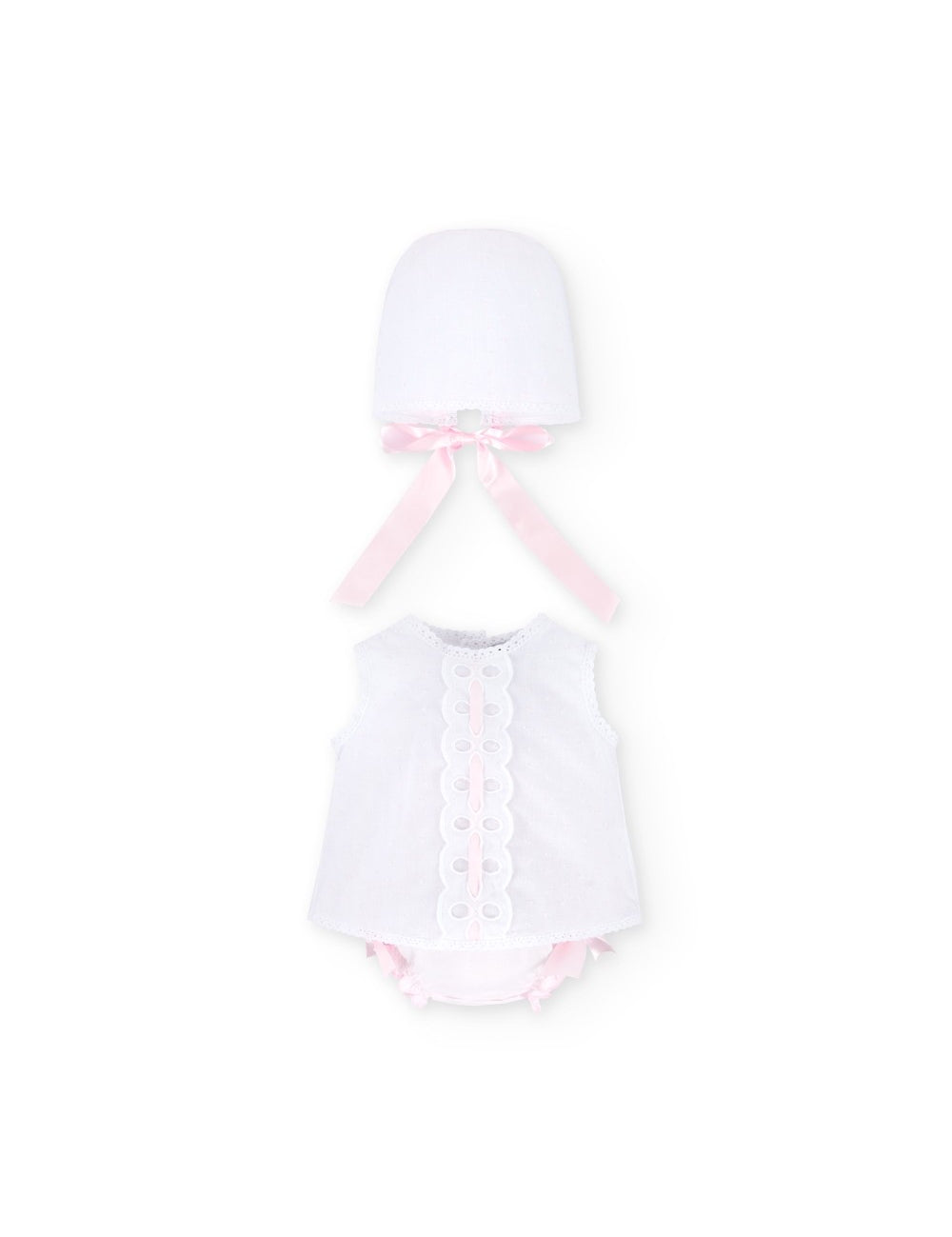 Vestido de recién nacido rosa bebé Cocote & Charanga VERANO/Outlet