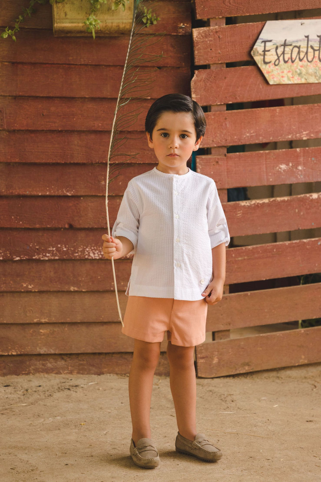 Conjunto de niño nude Cocote & Charanga VERANO/Outlet