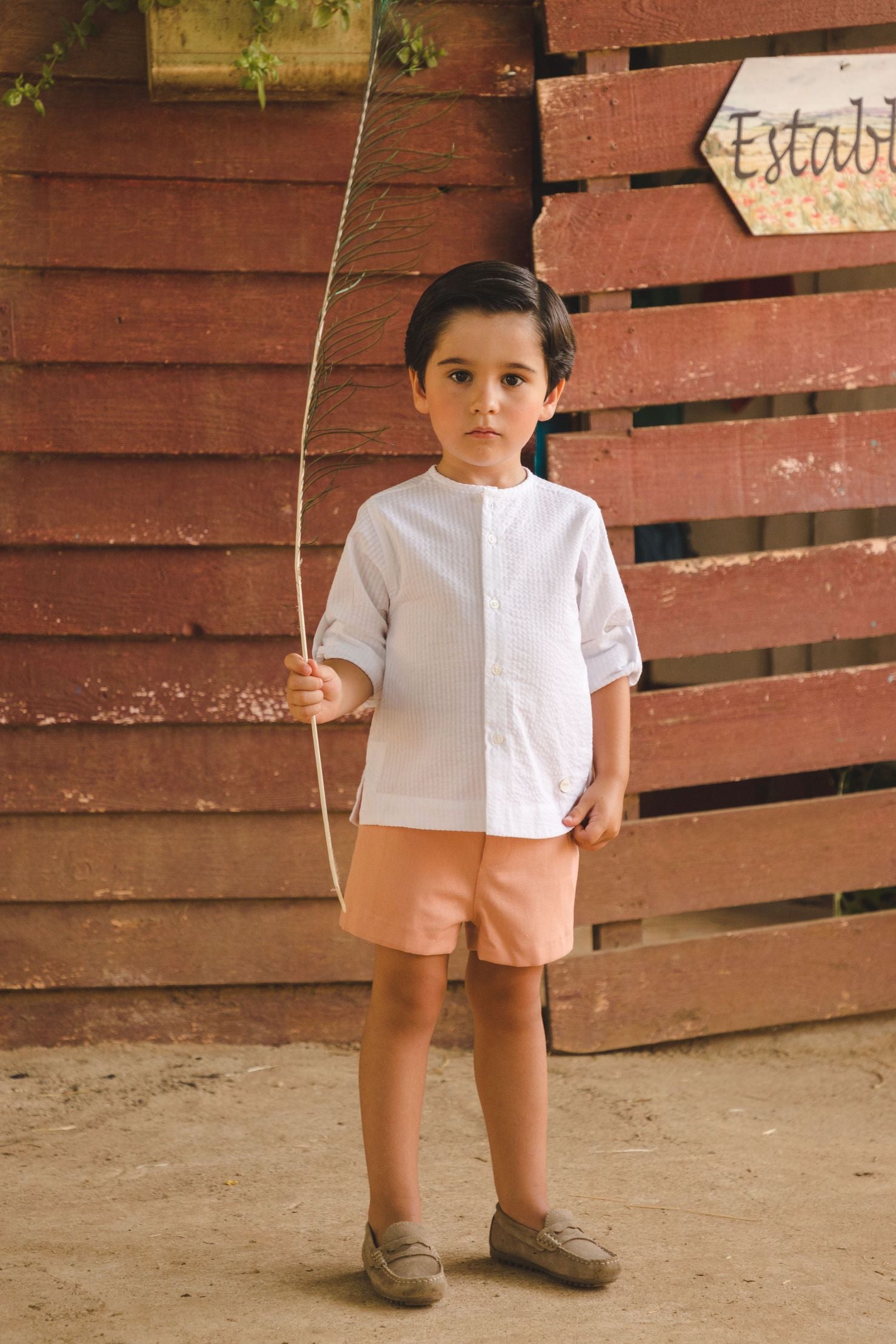 Conjunto de niño nude Cocote & Charanga VERANO/Outlet
