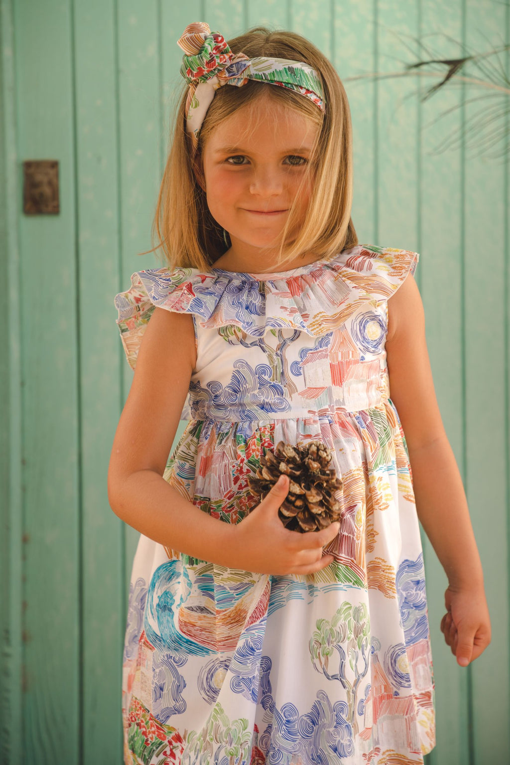Vestido de niña multicolor Cocote & Charanga VERANO/Outlet