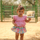 Blusa de bebé rosa Cocote & Charanga