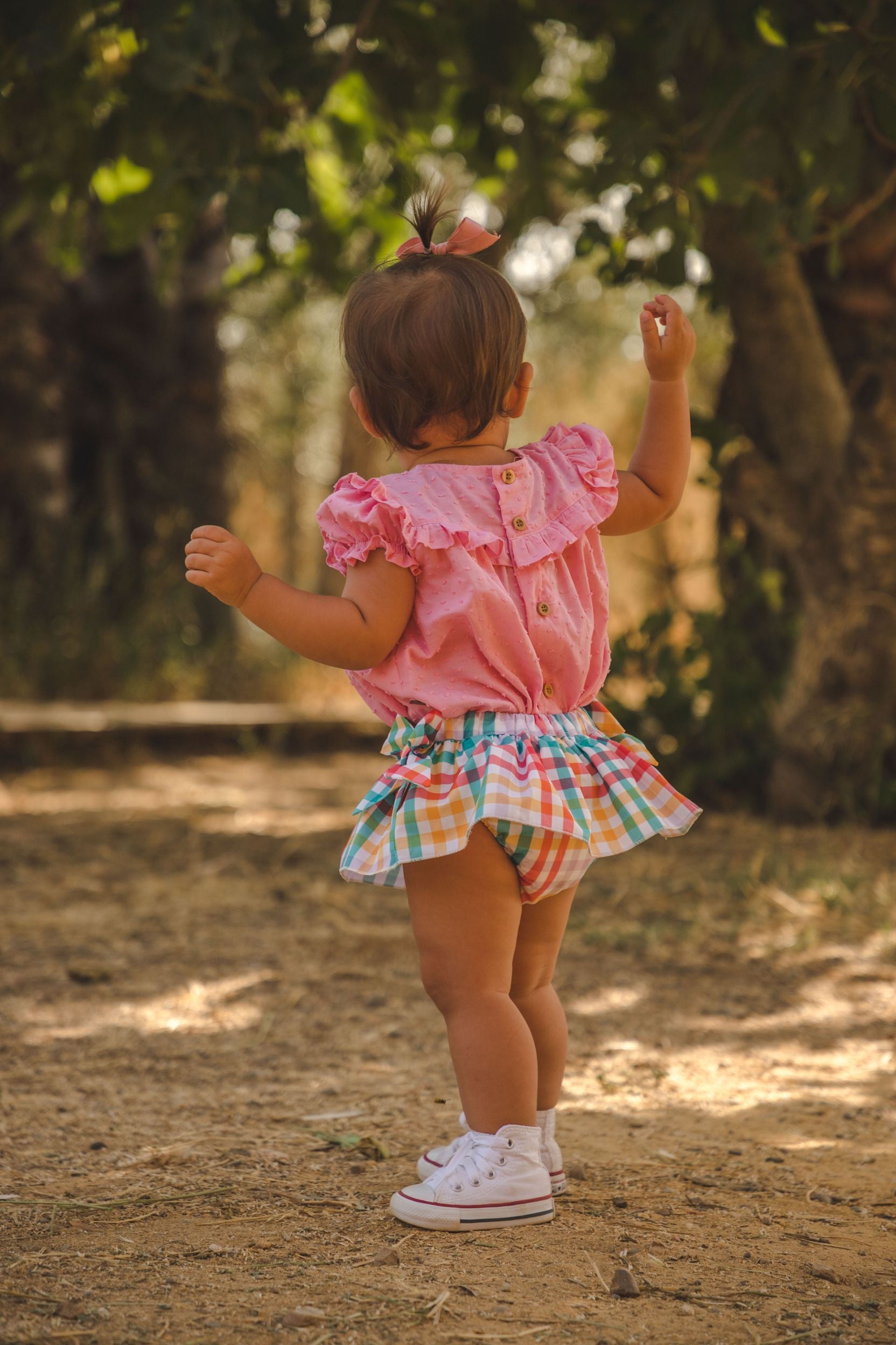Blusa de bebé rosa Cocote & Charanga VERANO/Outlet