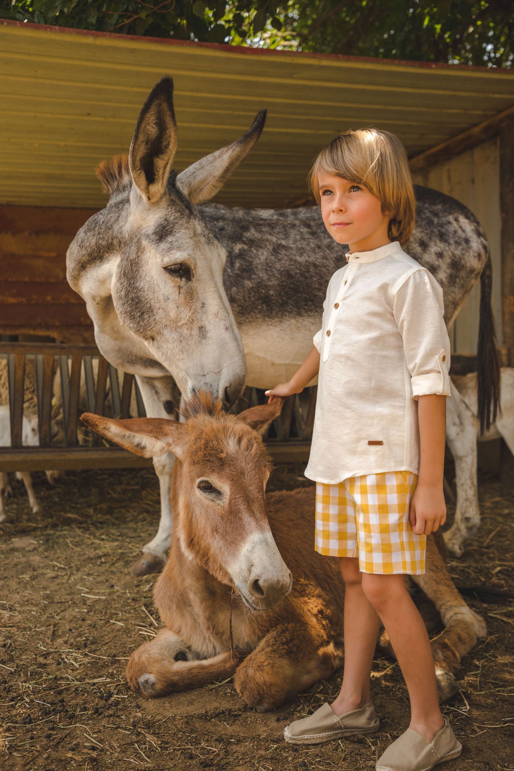 Camisa de niño crudo Cocote & Charanga VERANO/Outlet