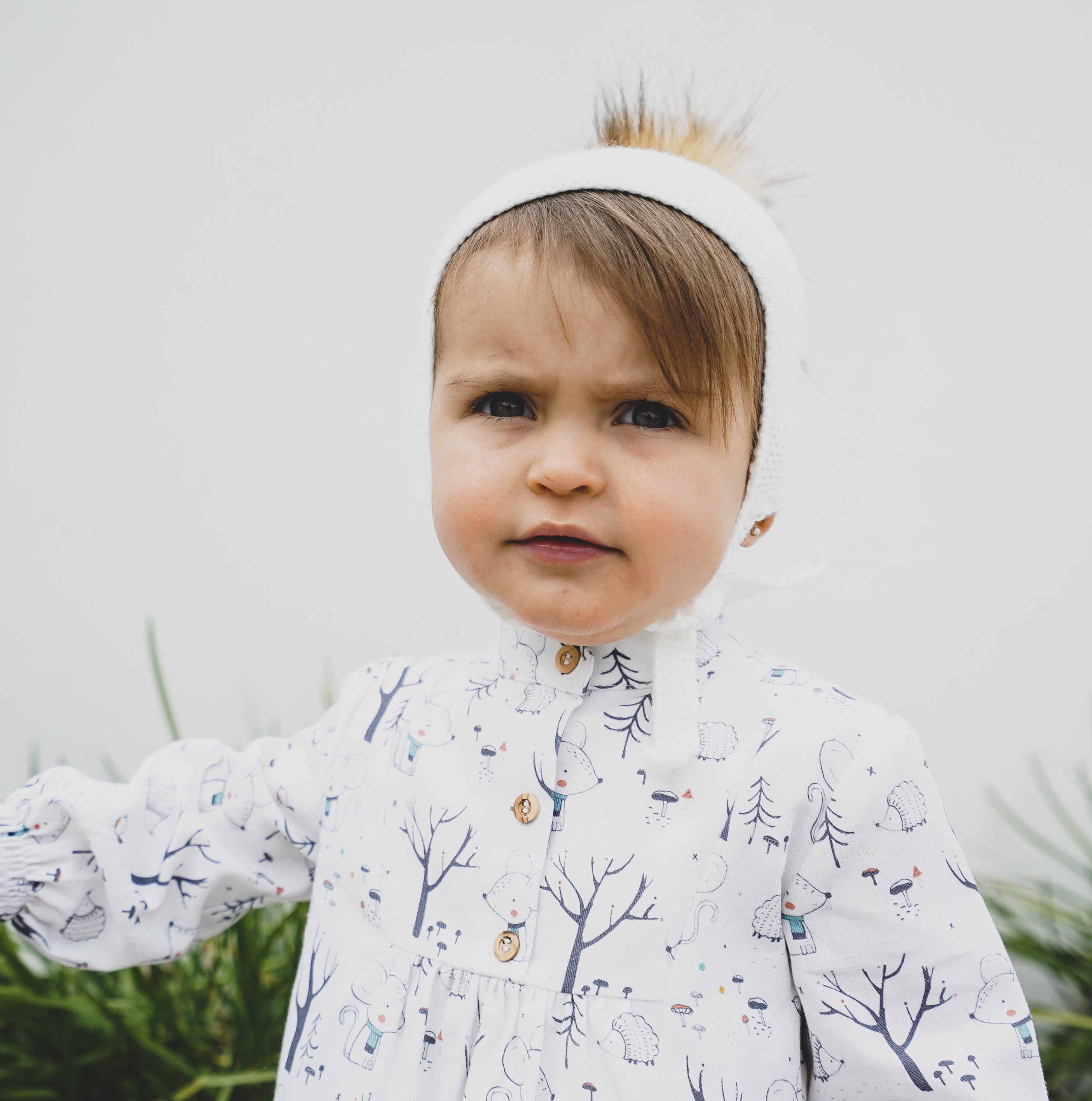 Vestido de bebé estampado Cocote y Charanga Charanga