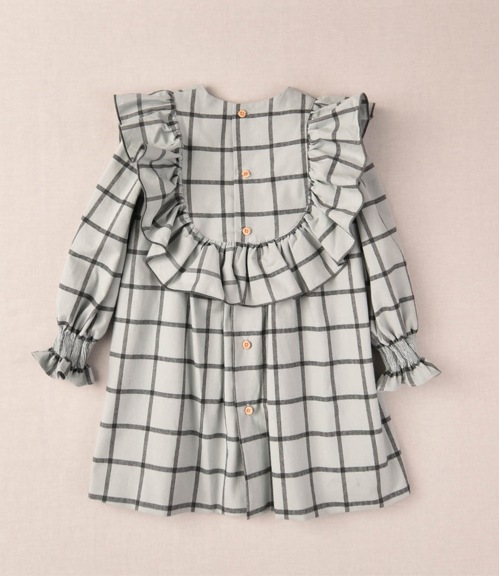 Vestido de niña gris Cocote & Charanga