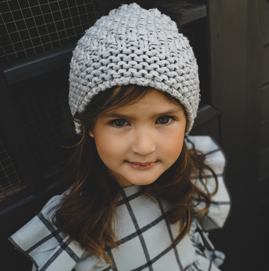 Vestido de niña gris Cocote & Charanga