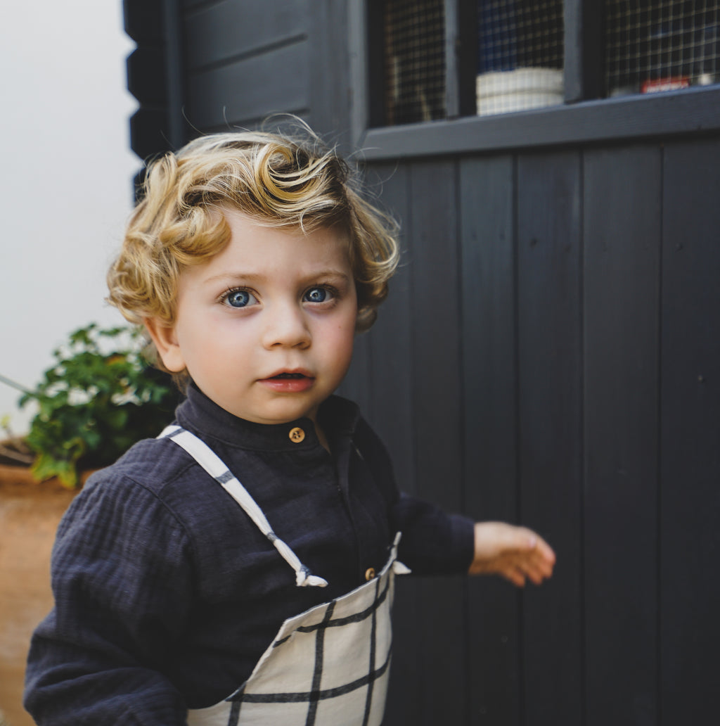 Camisa de niño gris Cocote & Charanga Charanga