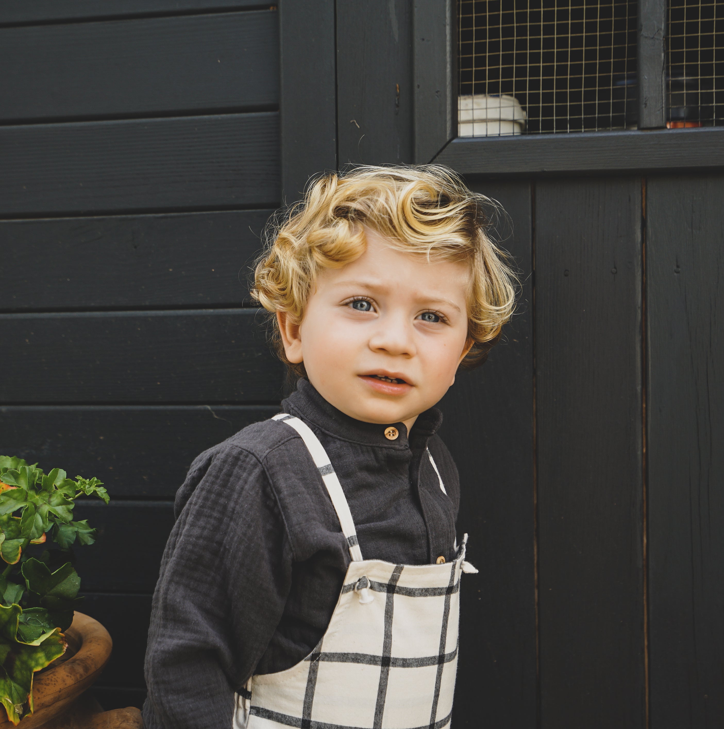 Camisa de niño gris Cocote & Charanga Charanga