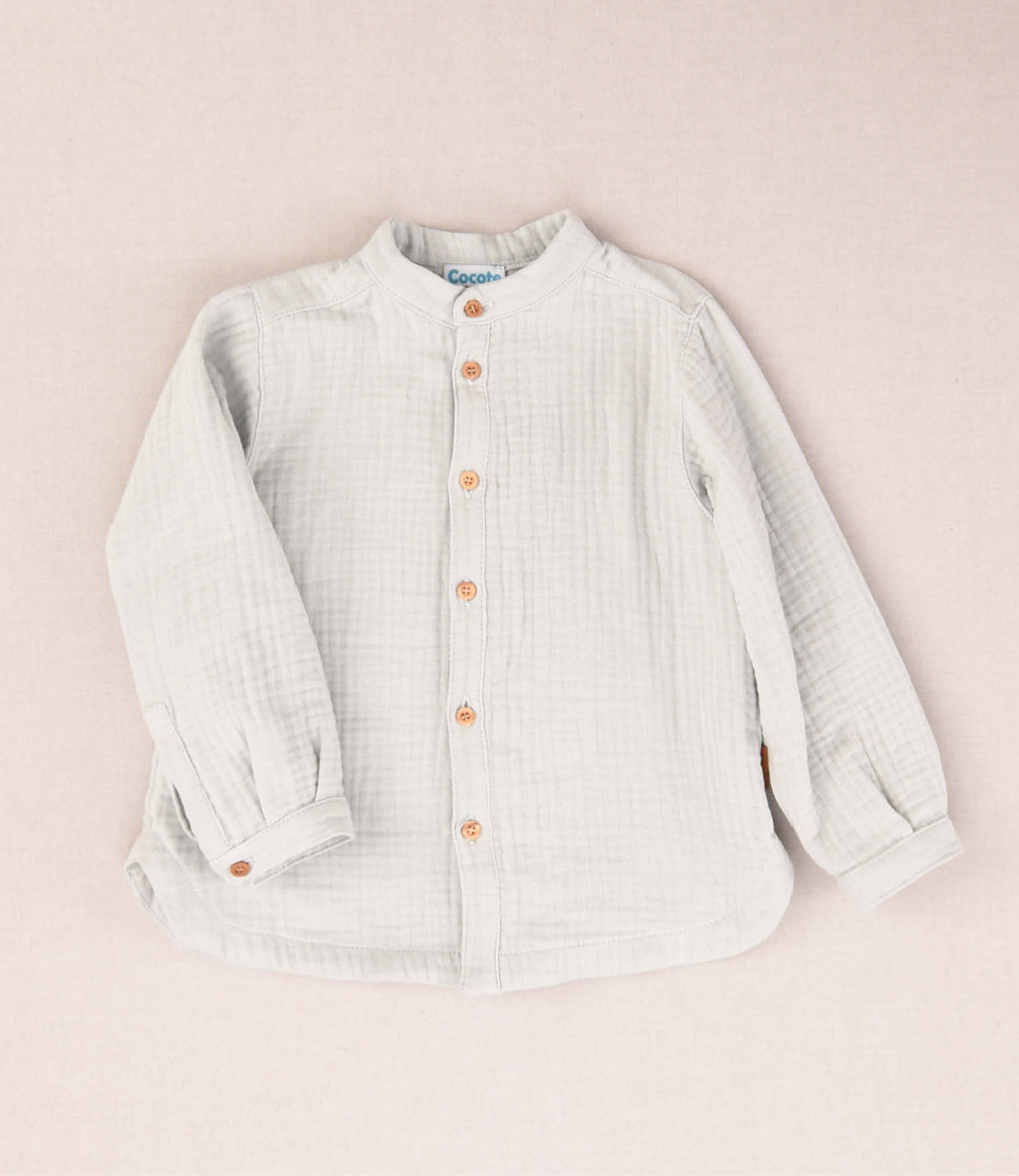 Camisa de niño beige Cocote & Charanga