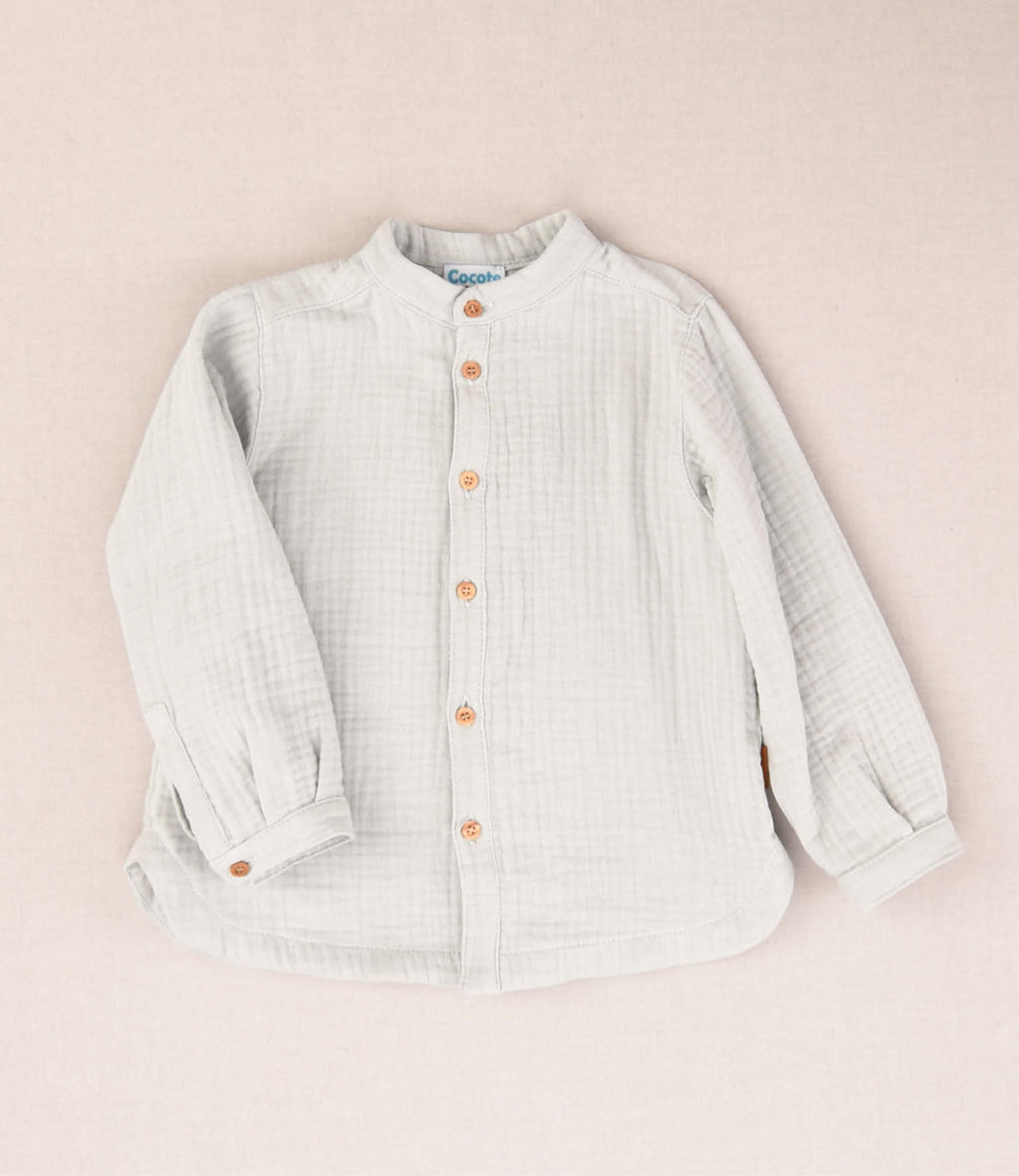 Camisa de niño beige Cocote & Charanga