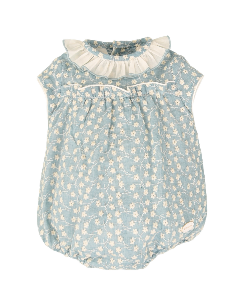 Pelele de bebé azul Cocote & Charanga VERANO/Charanga