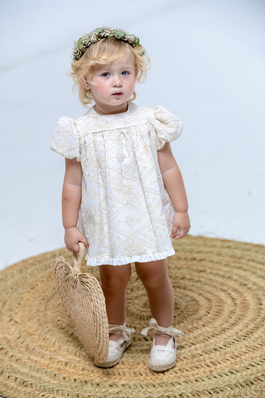 Vestido de bebé crudo Cocote & Charanga VERANO/Charanga