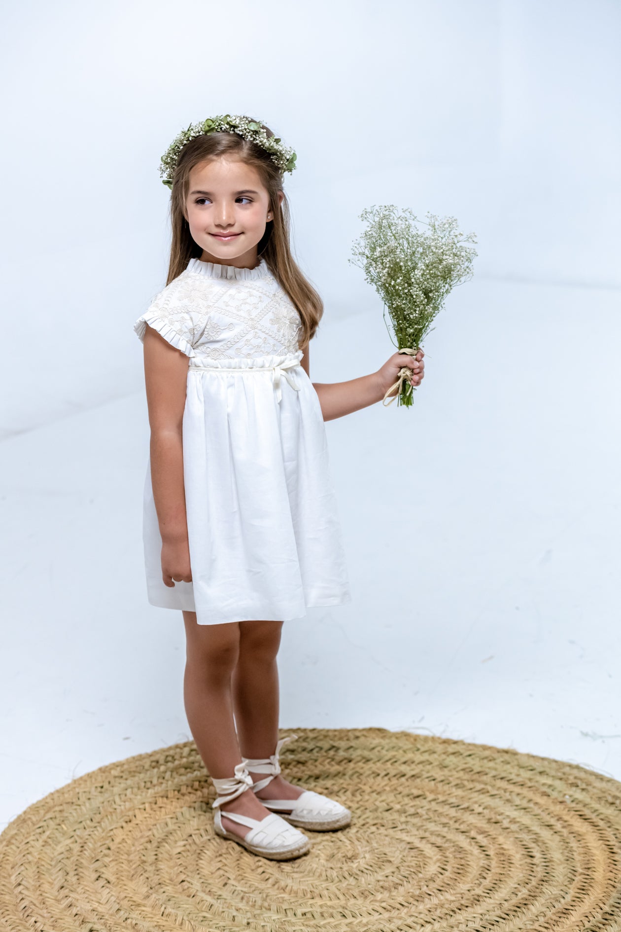 Vestido de niña crudo Cocote & Charanga VERANO/Charanga