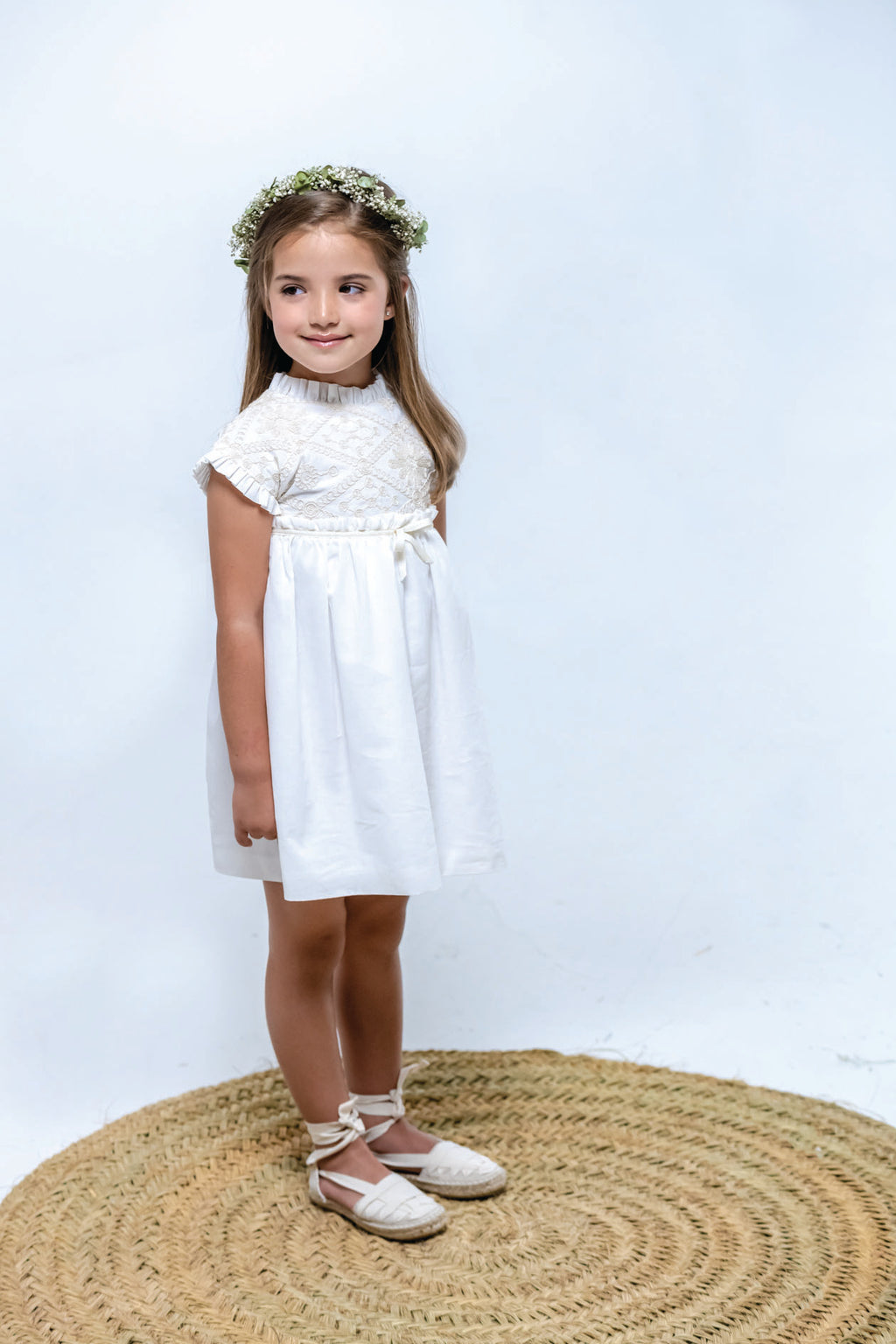 Vestido de niña crudo Cocote & Charanga VERANO/Charanga