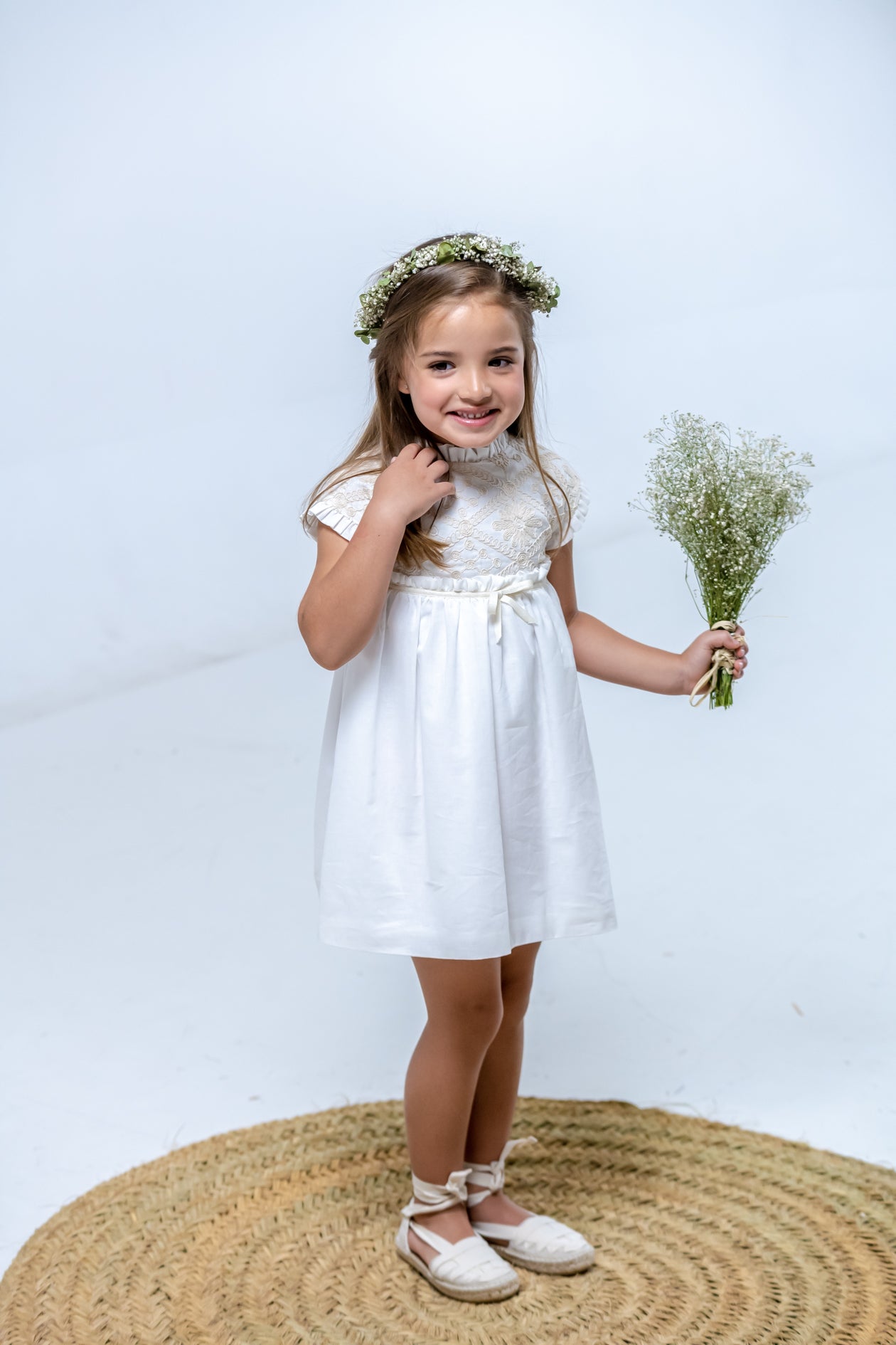 Vestido de niña crudo Cocote & Charanga VERANO/Charanga