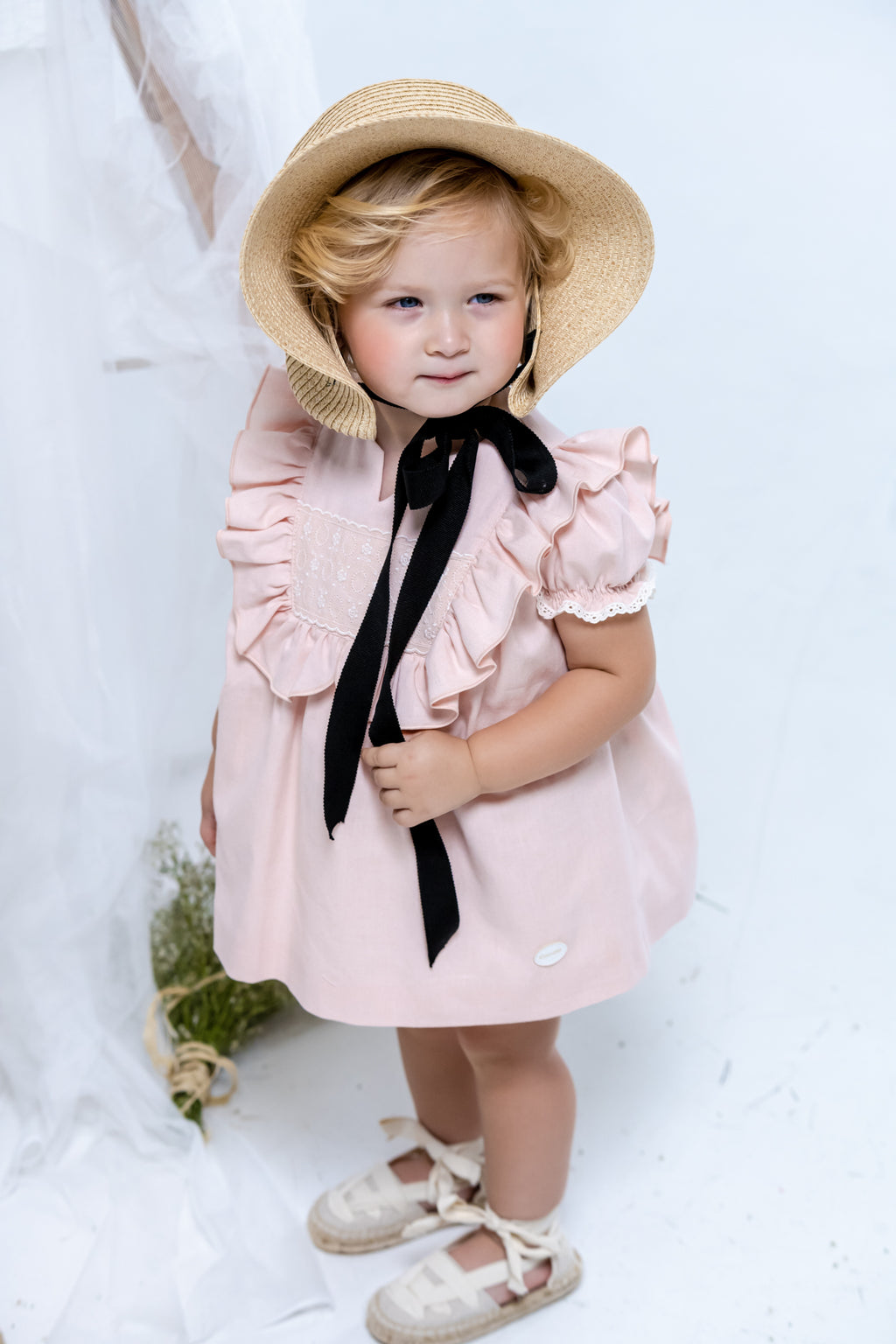 Vestido de bebé rosa Cocote & Charanga VERANO/Charanga