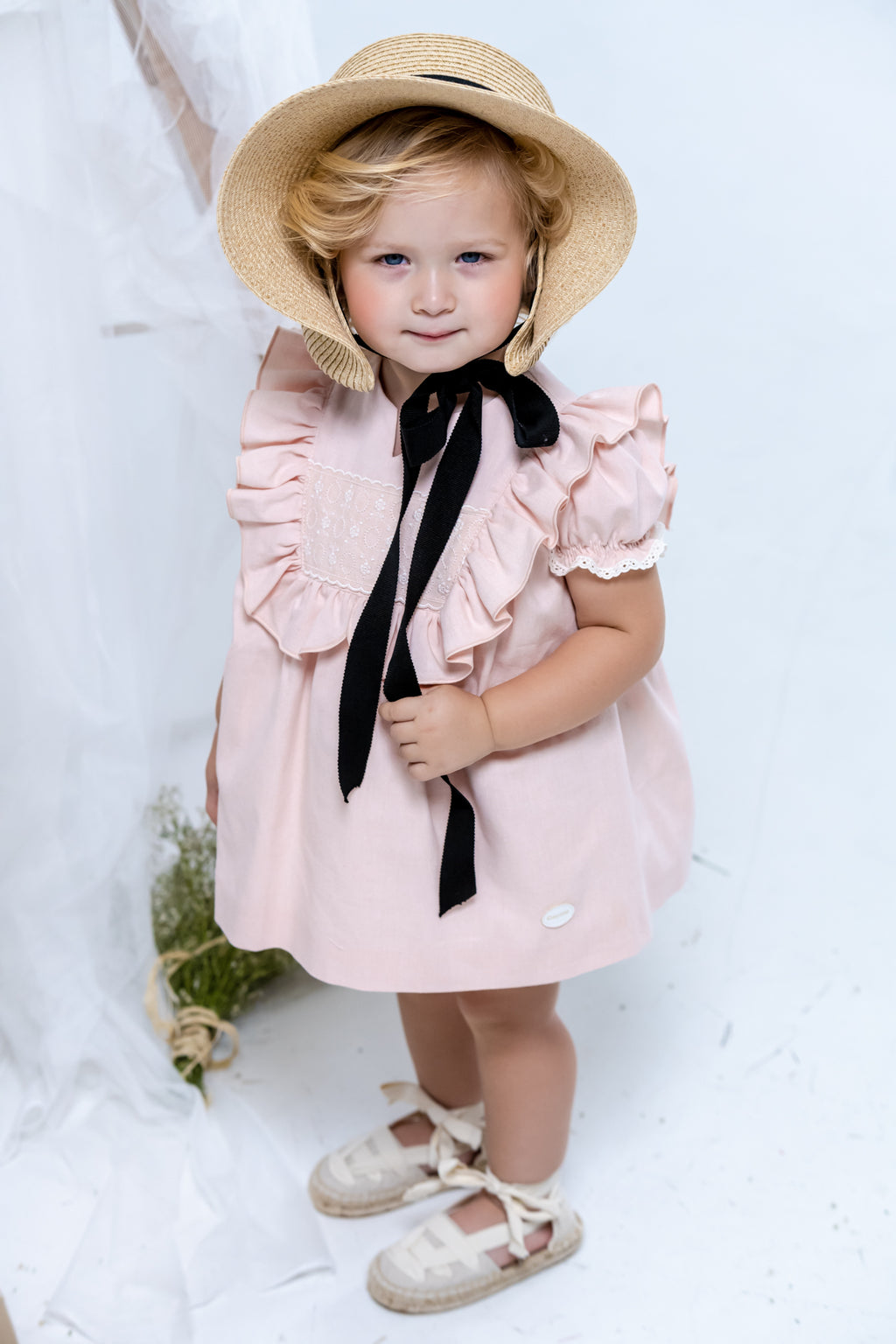 Vestido de bebé rosa Cocote & Charanga VERANO/Charanga