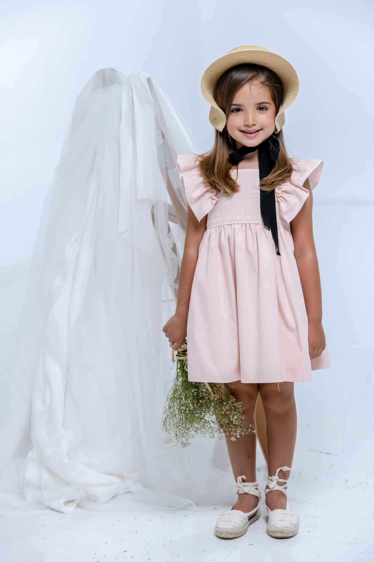 Vestido de niña rosa Cocote & Charanga VERANO/Charanga