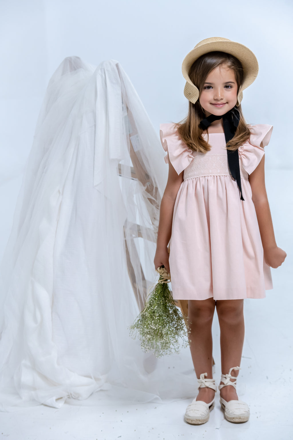 Vestido de niña rosa Cocote & Charanga VERANO/Charanga