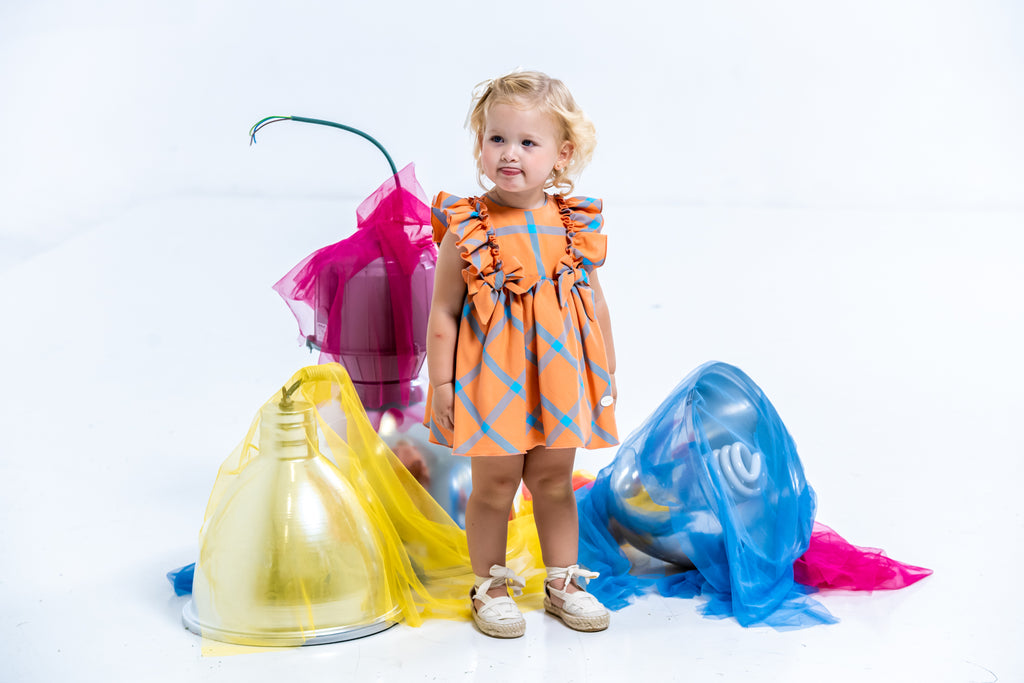 Vestido de bebé cuadro Cocote & Charanga VERANO/Charanga