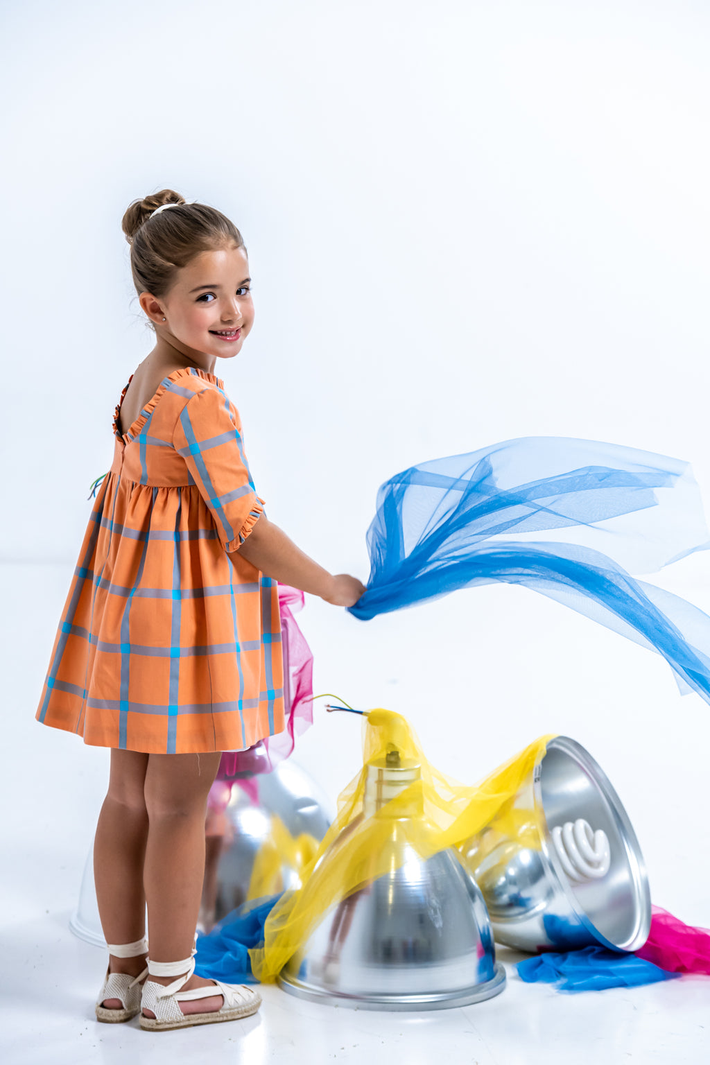 Vestido de niña cuadros Cocote & Charanga VERANO/Charanga