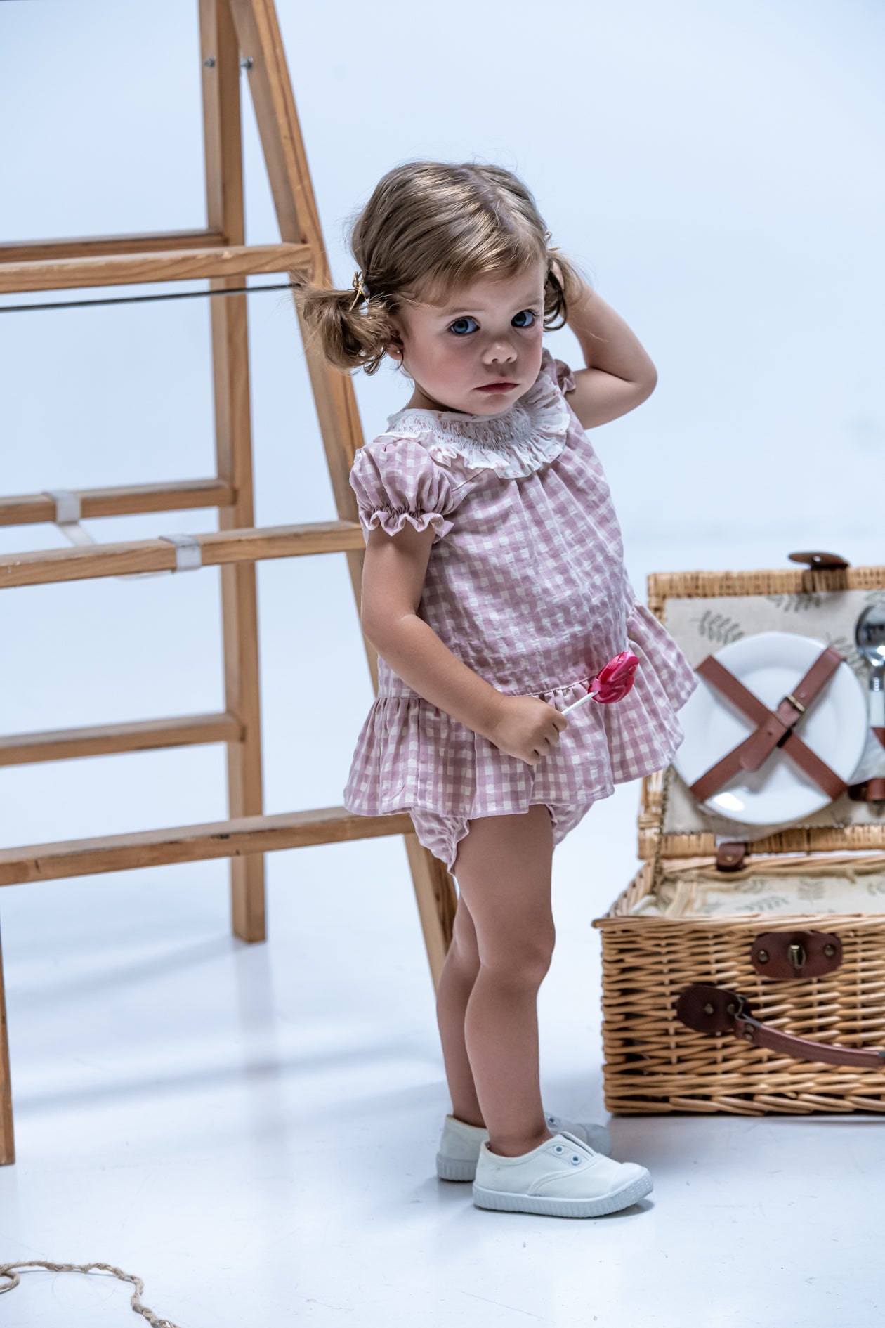 Vestido de bebé rosa Cocote & Charanga VERANO/Charanga