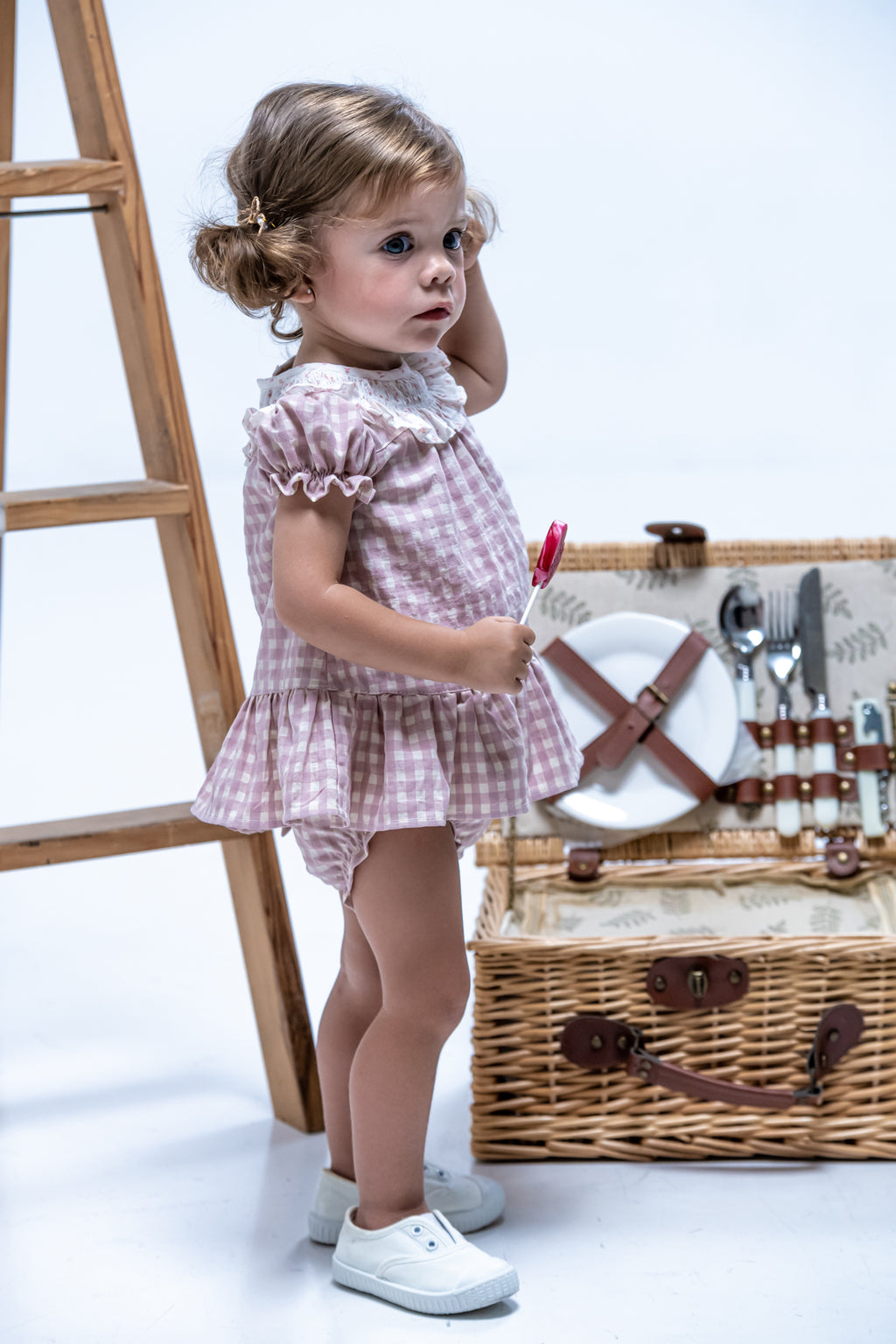 Vestido de bebé rosa Cocote & Charanga VERANO/Charanga