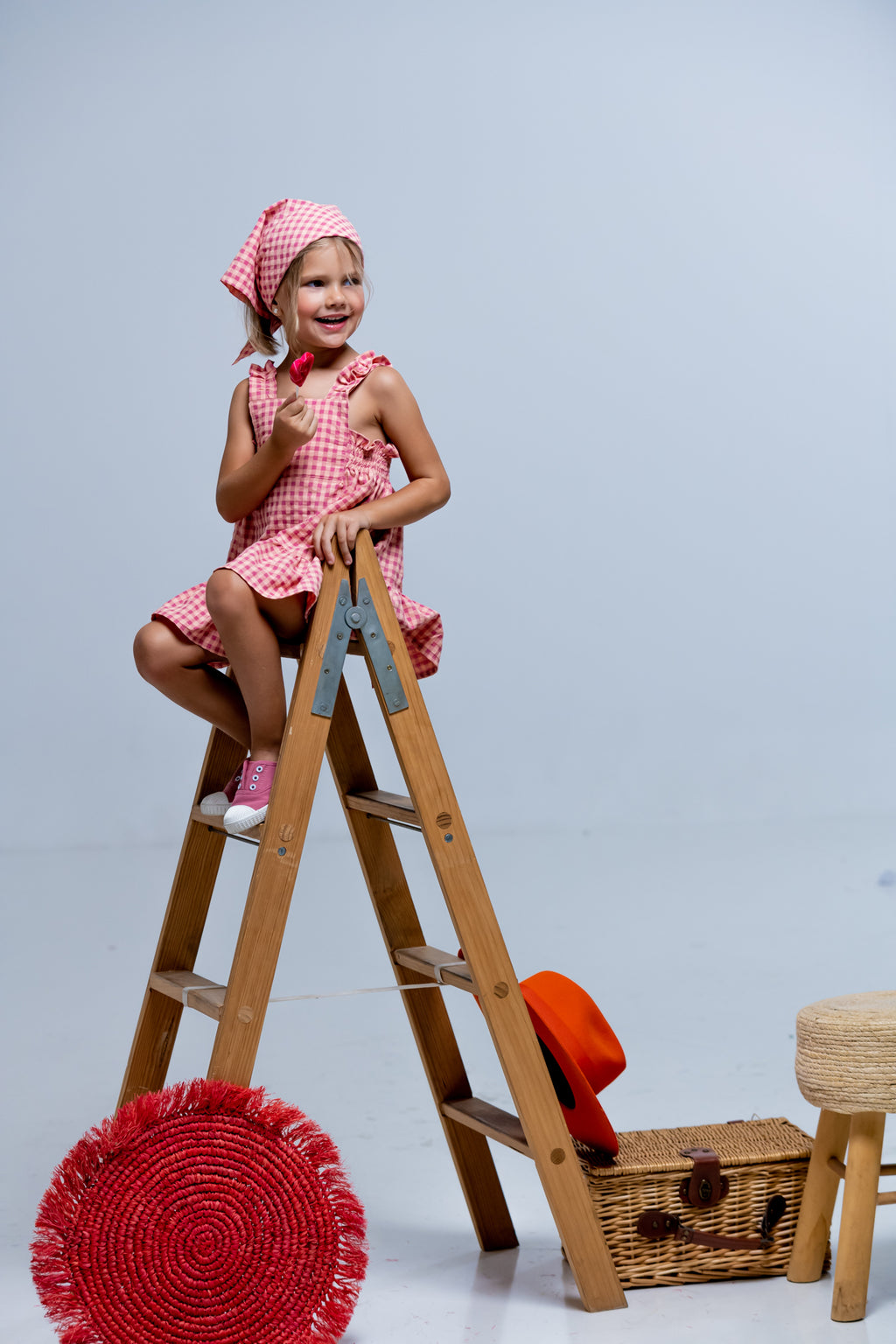 Vestido de niña rosa Cocote & Charanga VERANO/Charanga