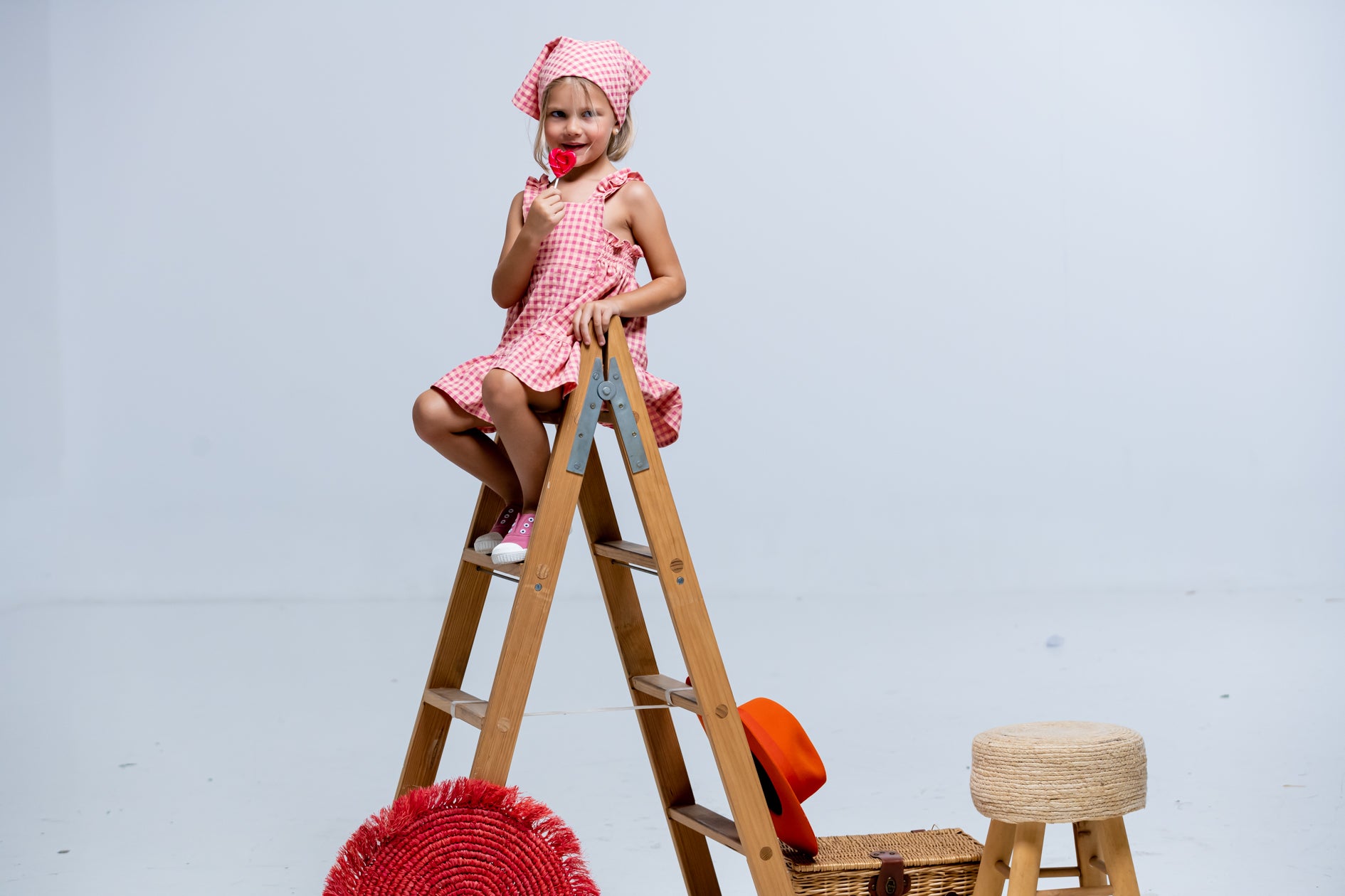 Vestido de niña rosa Cocote & Charanga VERANO/Charanga