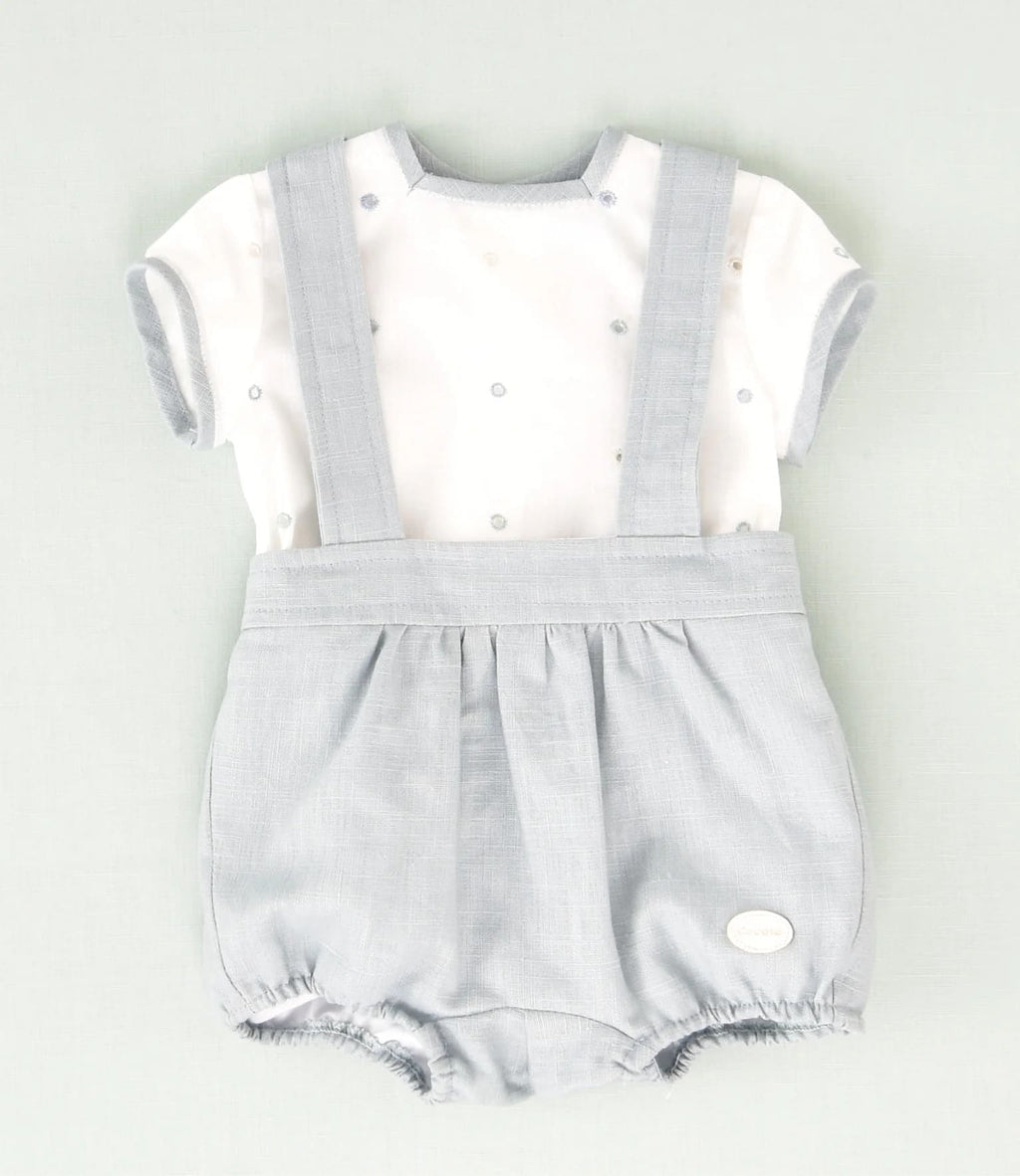 Conjunto ranita topo celeste bebé niño