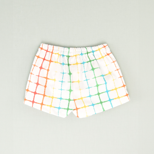 Bermuda multicolor tie dye niña
