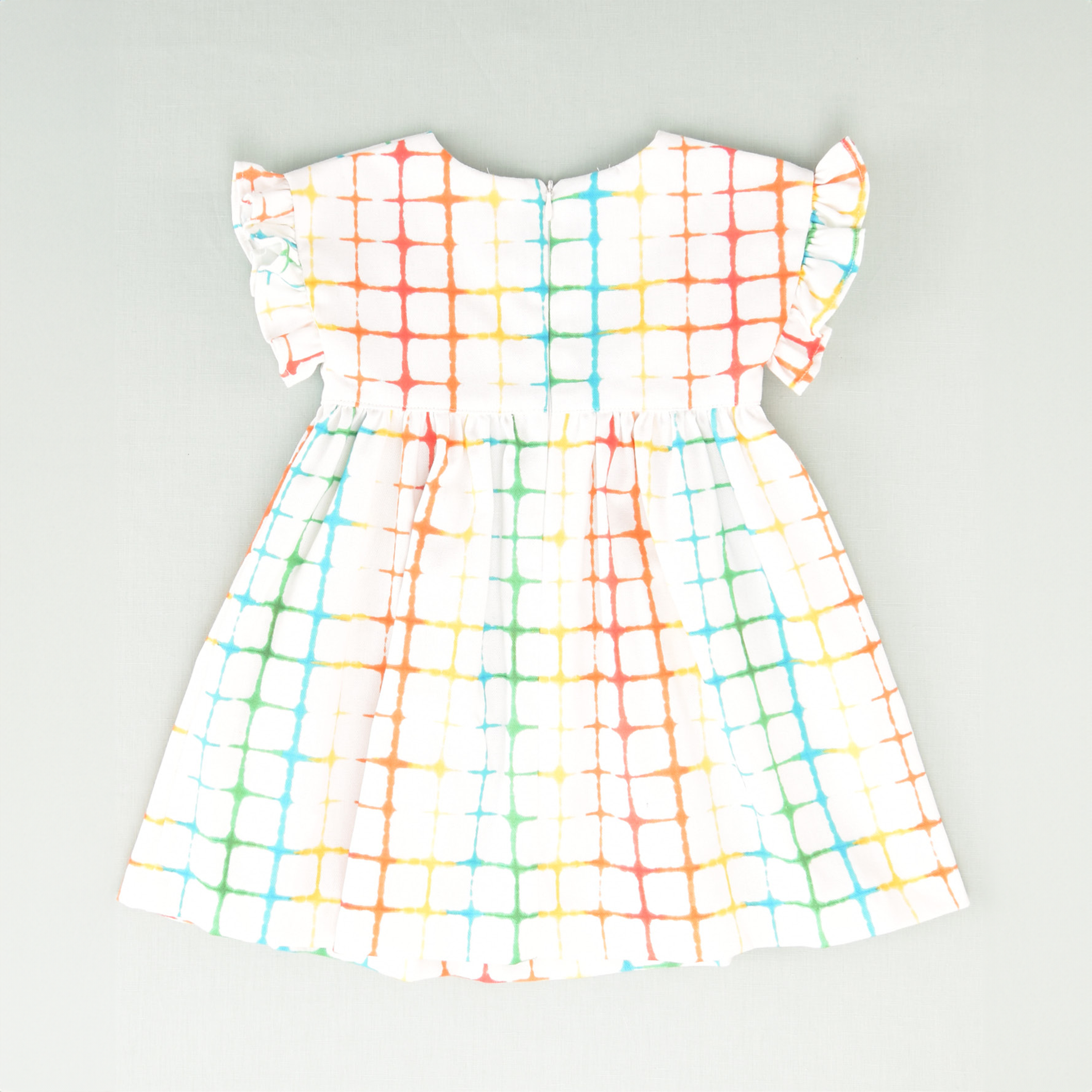 Vestido multicolor tie dye niña