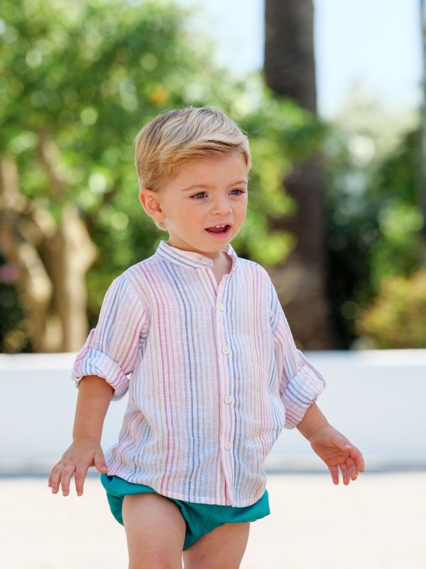 Camisa niño de rayas