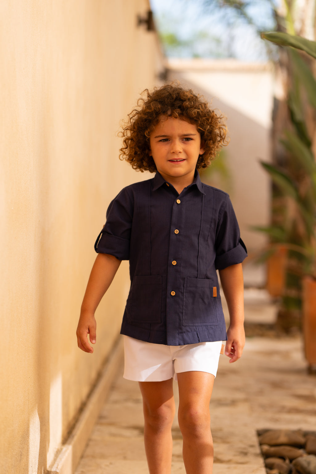 Pantalón corto niño blanco | Cocote by Charanga