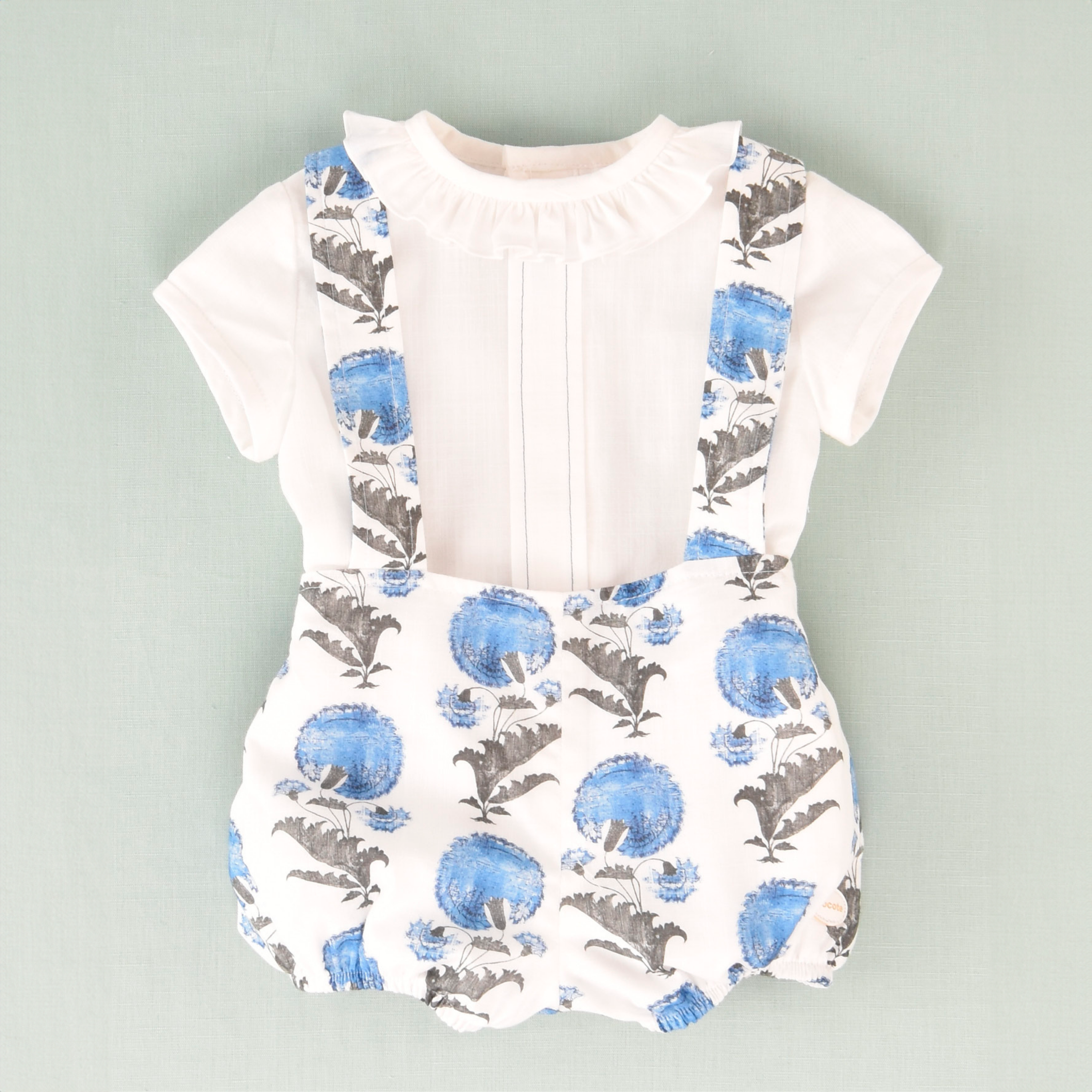 Conjunto ranita de flores recién nacido | Cocote by Charanga