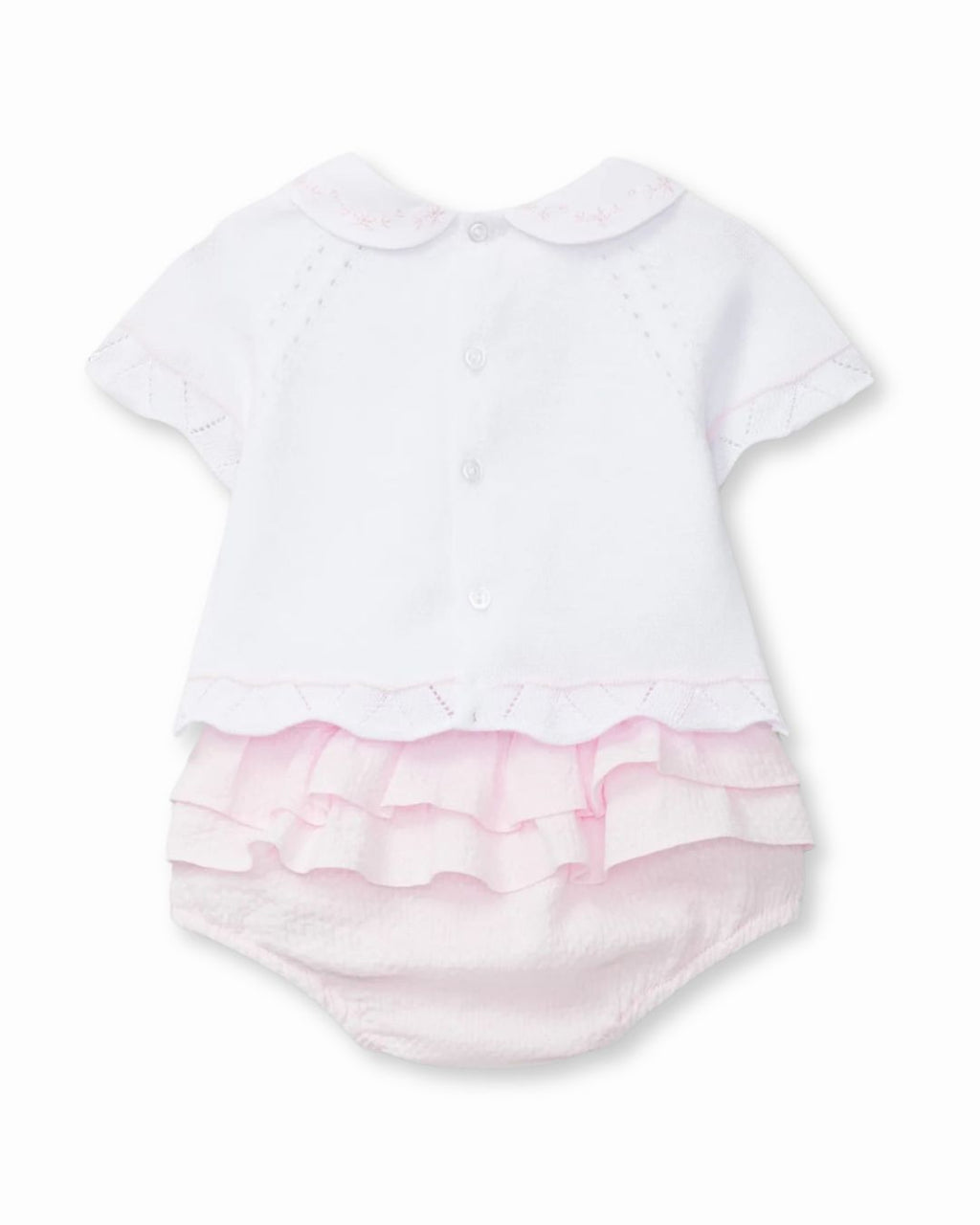 Conjunto bicolor camiseta braguita tricot recién nacida | Dr. Kid by Charanga