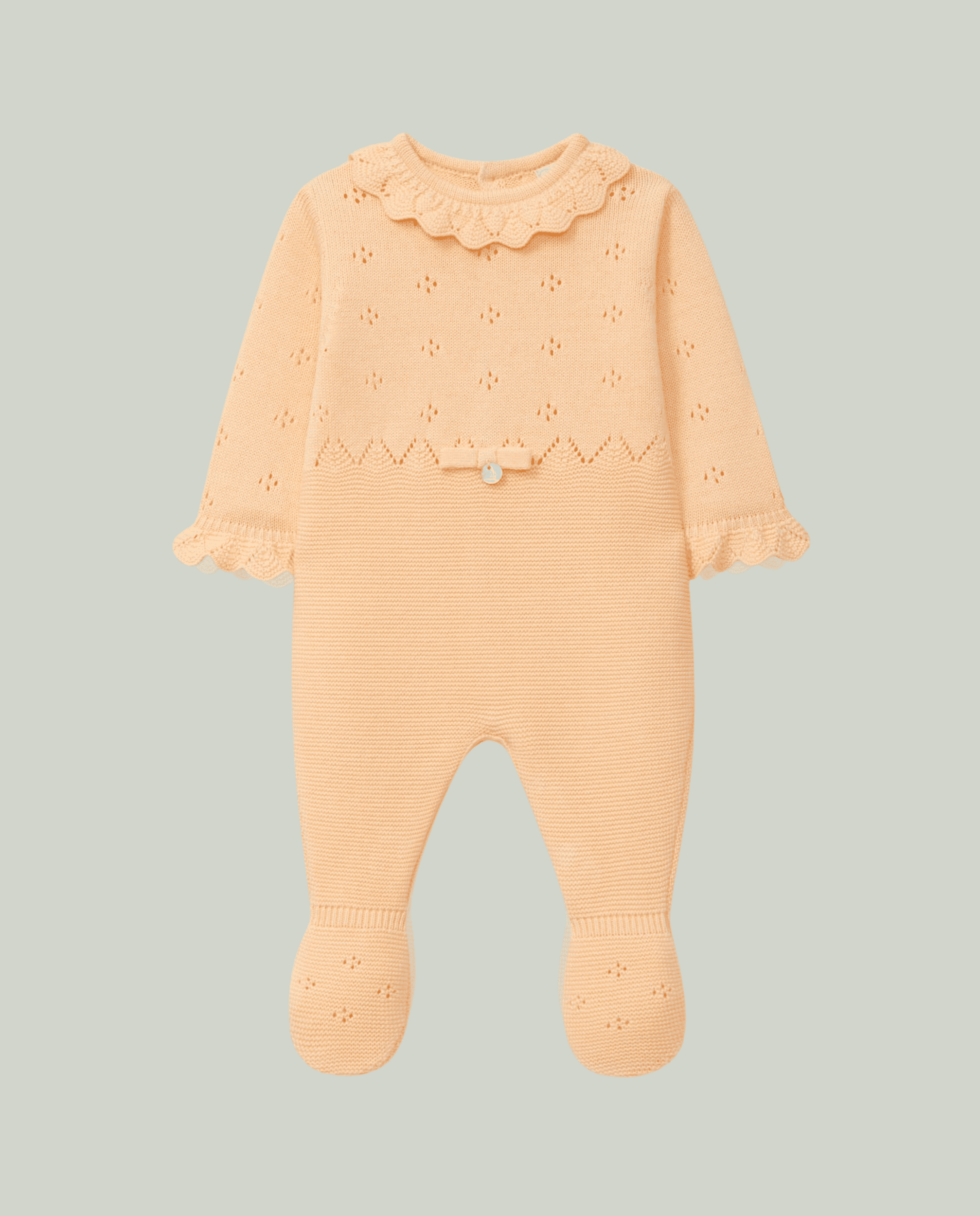 Pelele tricot naranja recién nacido | Dr. Kid by Charanga