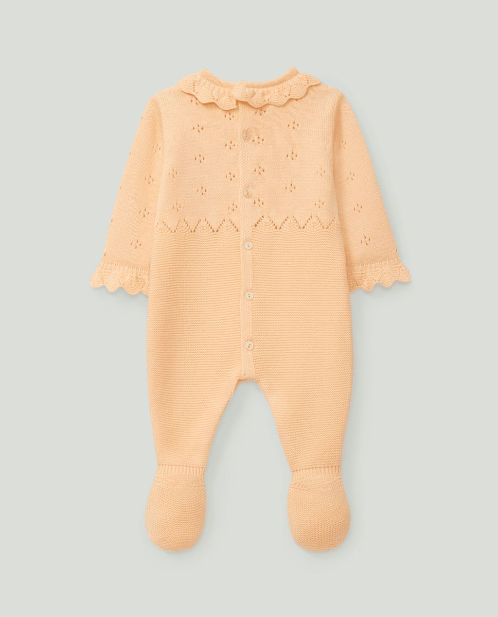 Pelele tricot naranja recién nacido | Dr. Kid by Charanga