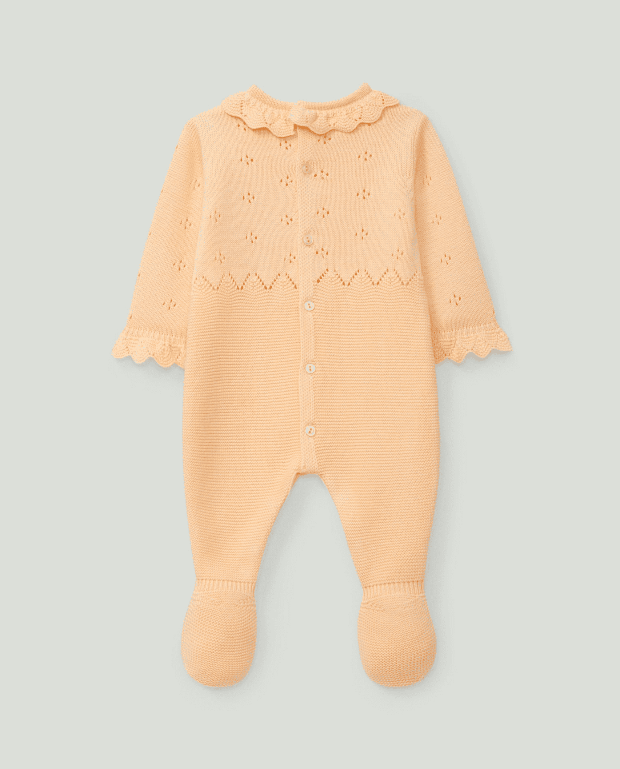 Pelele tricot naranja recién nacido | Dr. Kid by Charanga