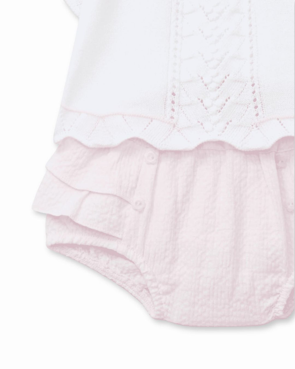 Conjunto bicolor camiseta braguita tricot recién nacida | Dr. Kid by Charanga