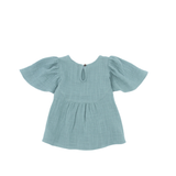 Blusa algodón verde niña