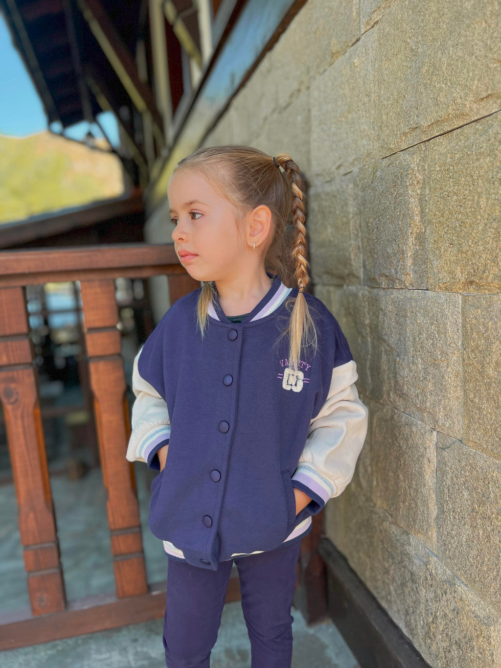 Sudadera abierta de niña Charanga