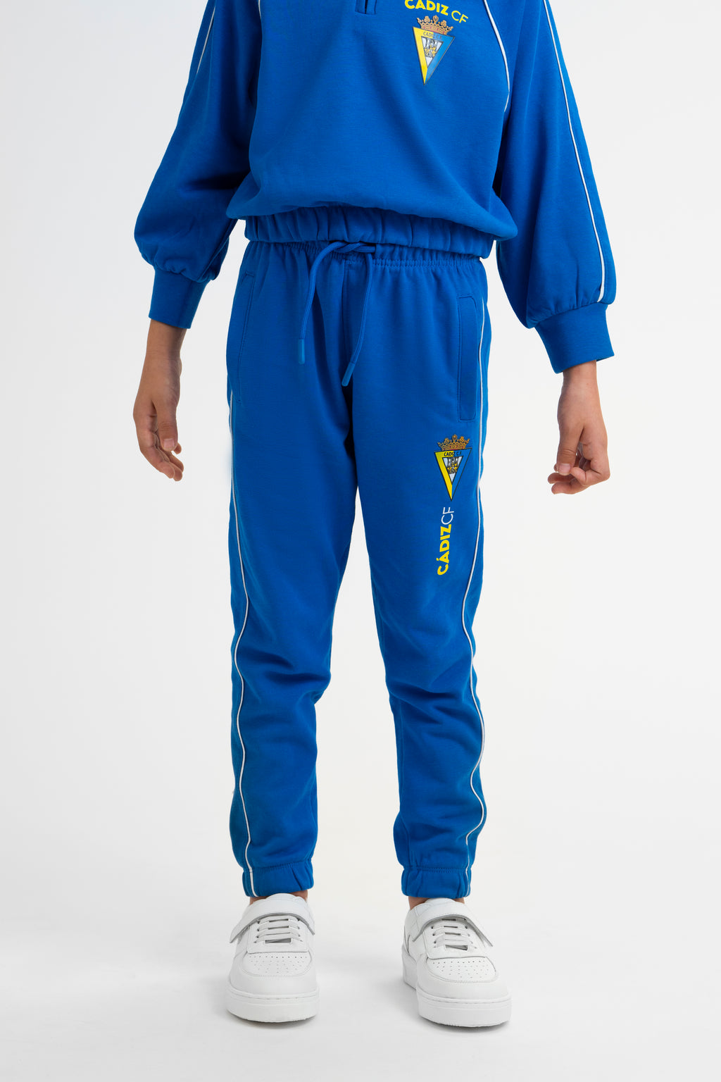 Pantalón felpa azul niña - Cádiz CF