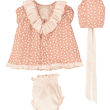 Vestido de bebé rosa Cocote & Charanga