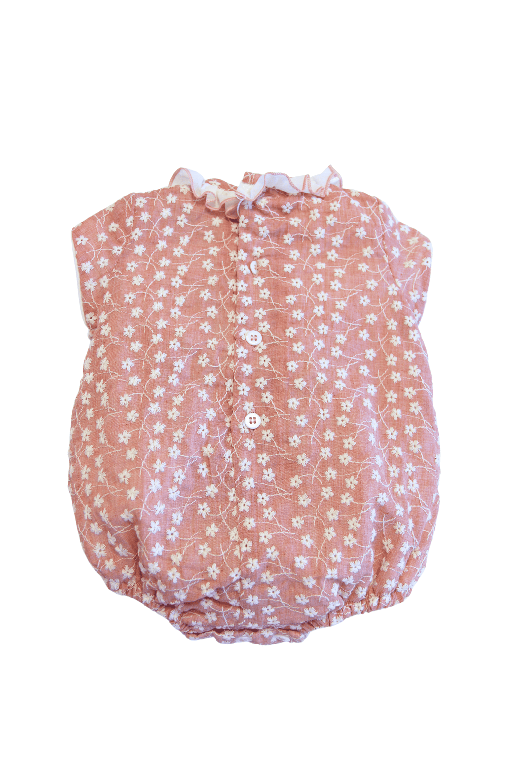 Cocote and Charanga pink baby romper